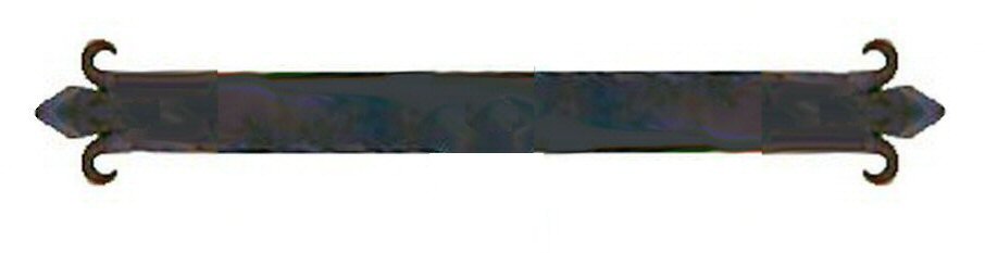 Authentic 15th Century Iron Straight Plate