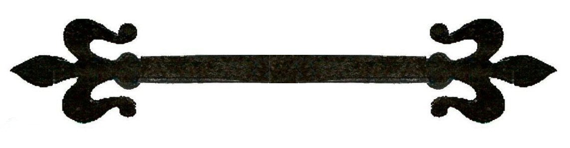 Florence Fleur De Lis Iron Straight Plate