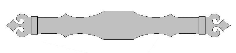 Baroque Iron Straight Strap