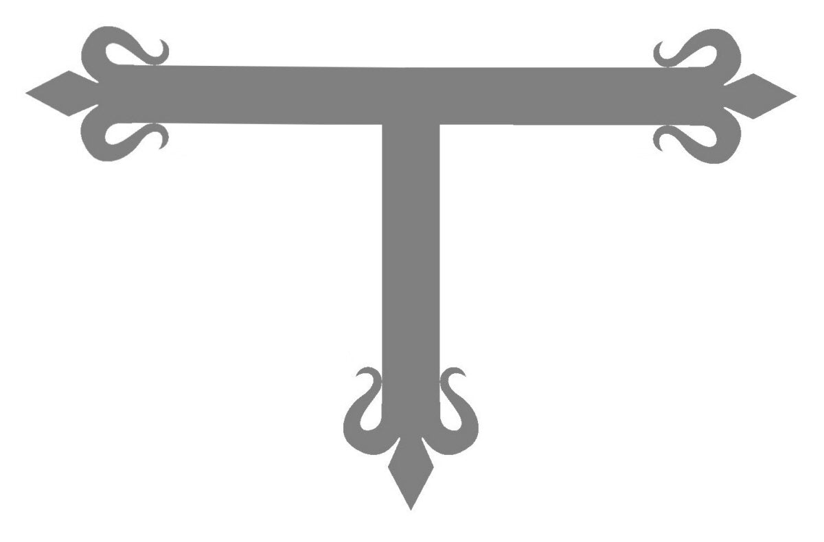 Spanish Mission Iron "T" Strap