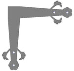 German Castle Iron "L" Strap - Old West Iron