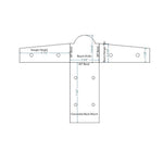 Hangar de viguetas de hierro colonial