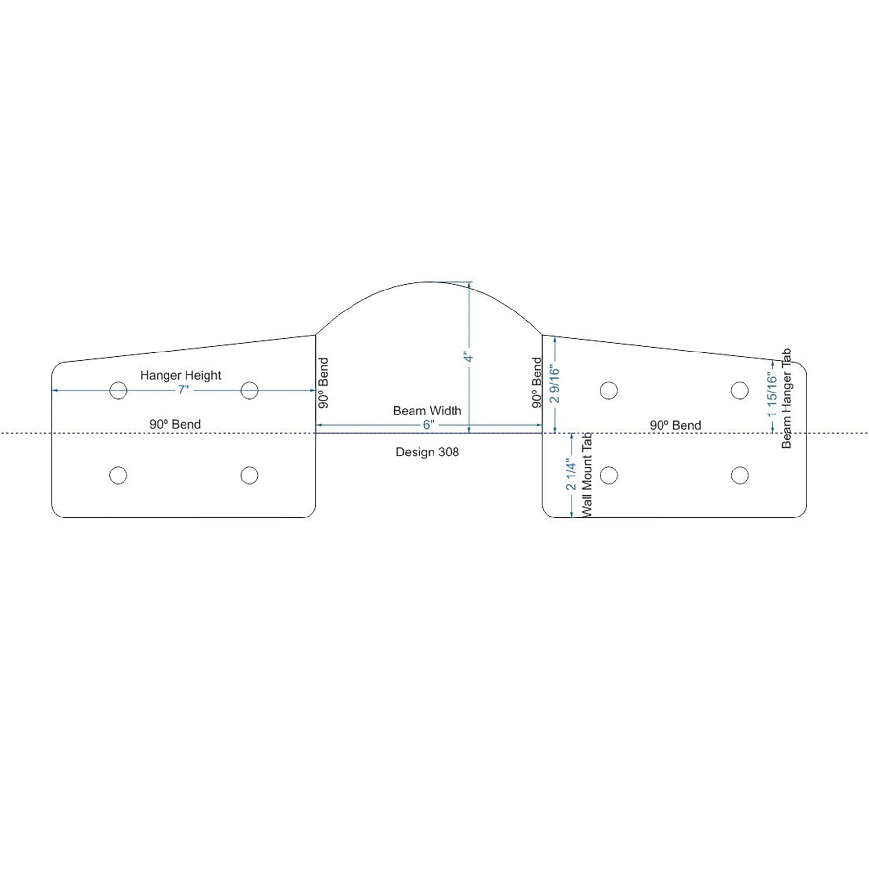 Hangar à poutres en fer à cuillère