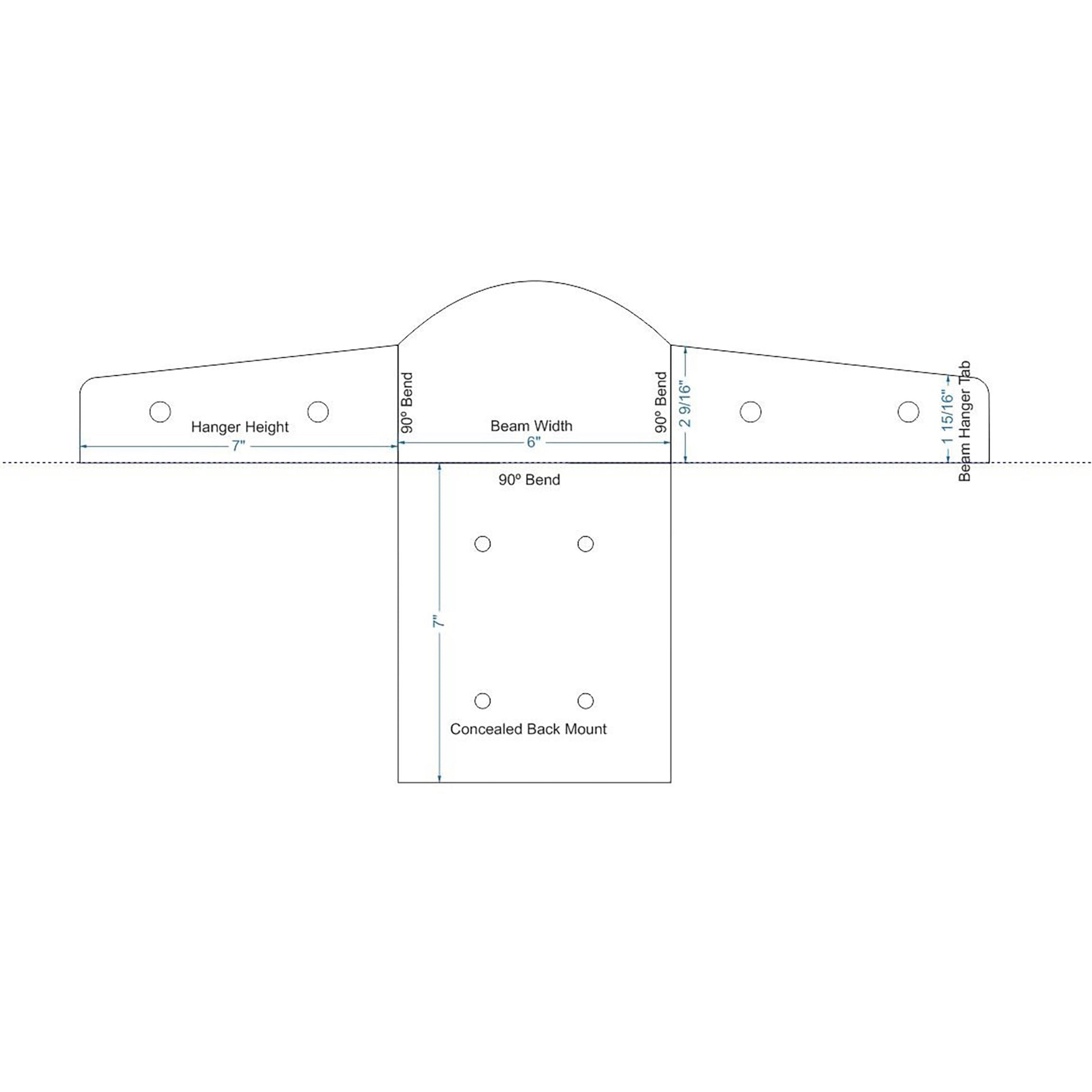 Hangar à poutres en fer à cuillère