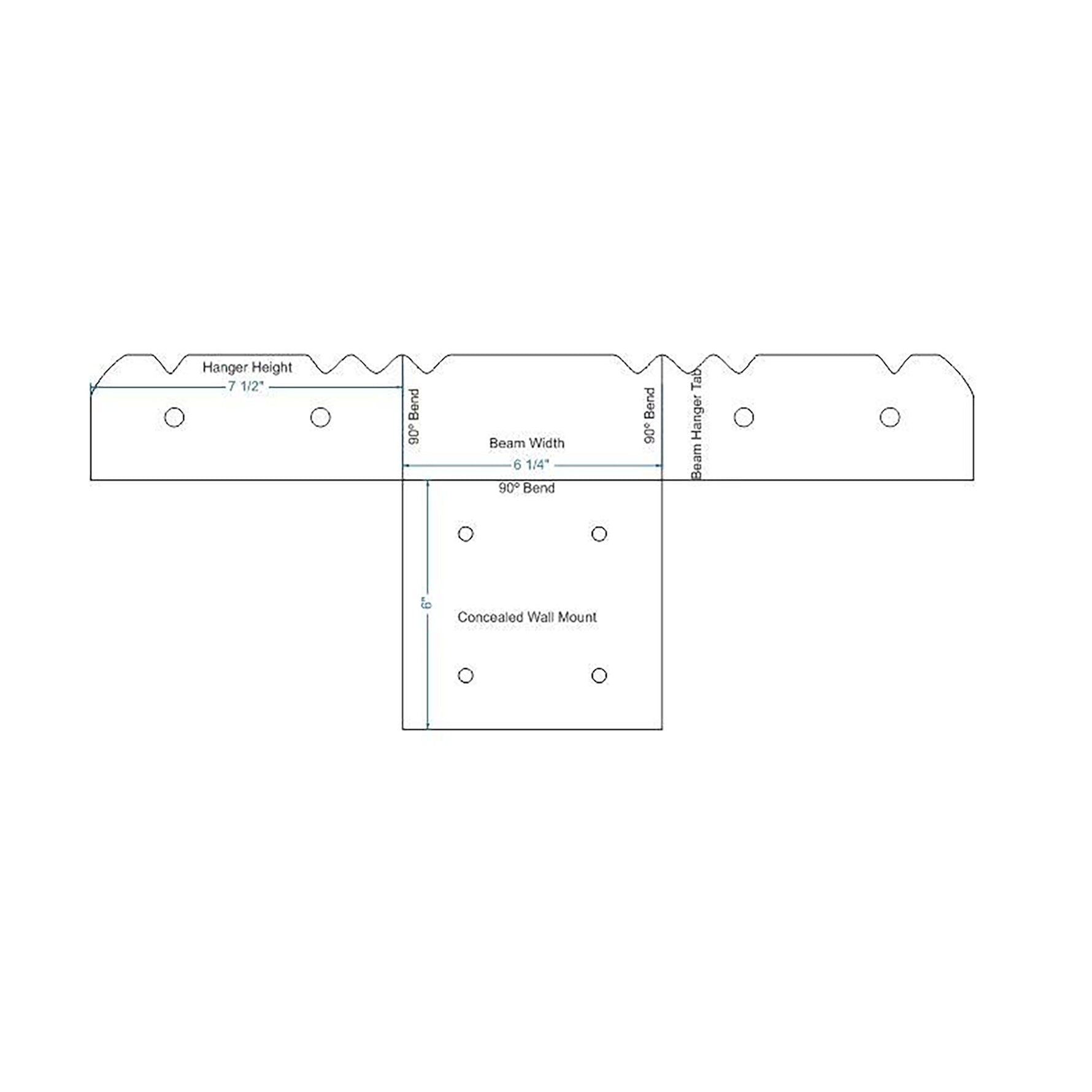 Art Deco Joist Hanger