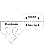 Baroque Iron Joist Hanger - Old West Iron