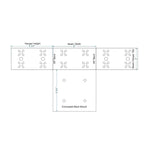 Perchero de viguetas de hierro Shabby Chic