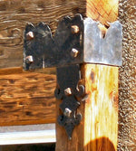 Romanesque End Saddle - Old West Iron