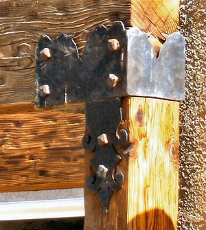 Romanesque End Saddle - Old West Iron