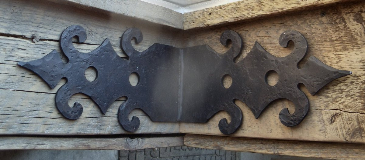 Romanesque Iron Corner Strap