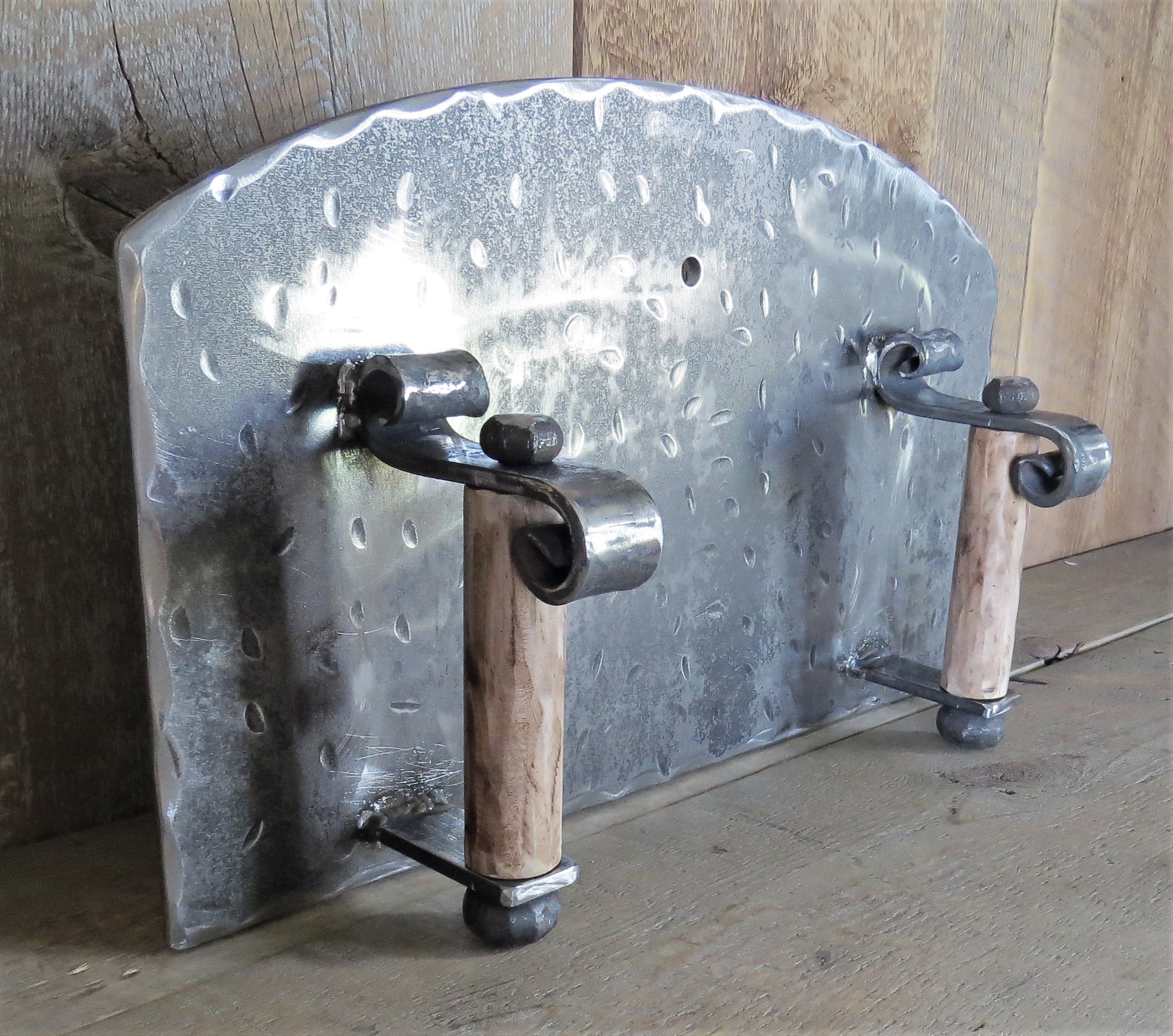 hammered iron pizza oven door spanish style pizza oven door with scrolled handles