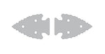 Authentic Arrowhead Iron Hinge