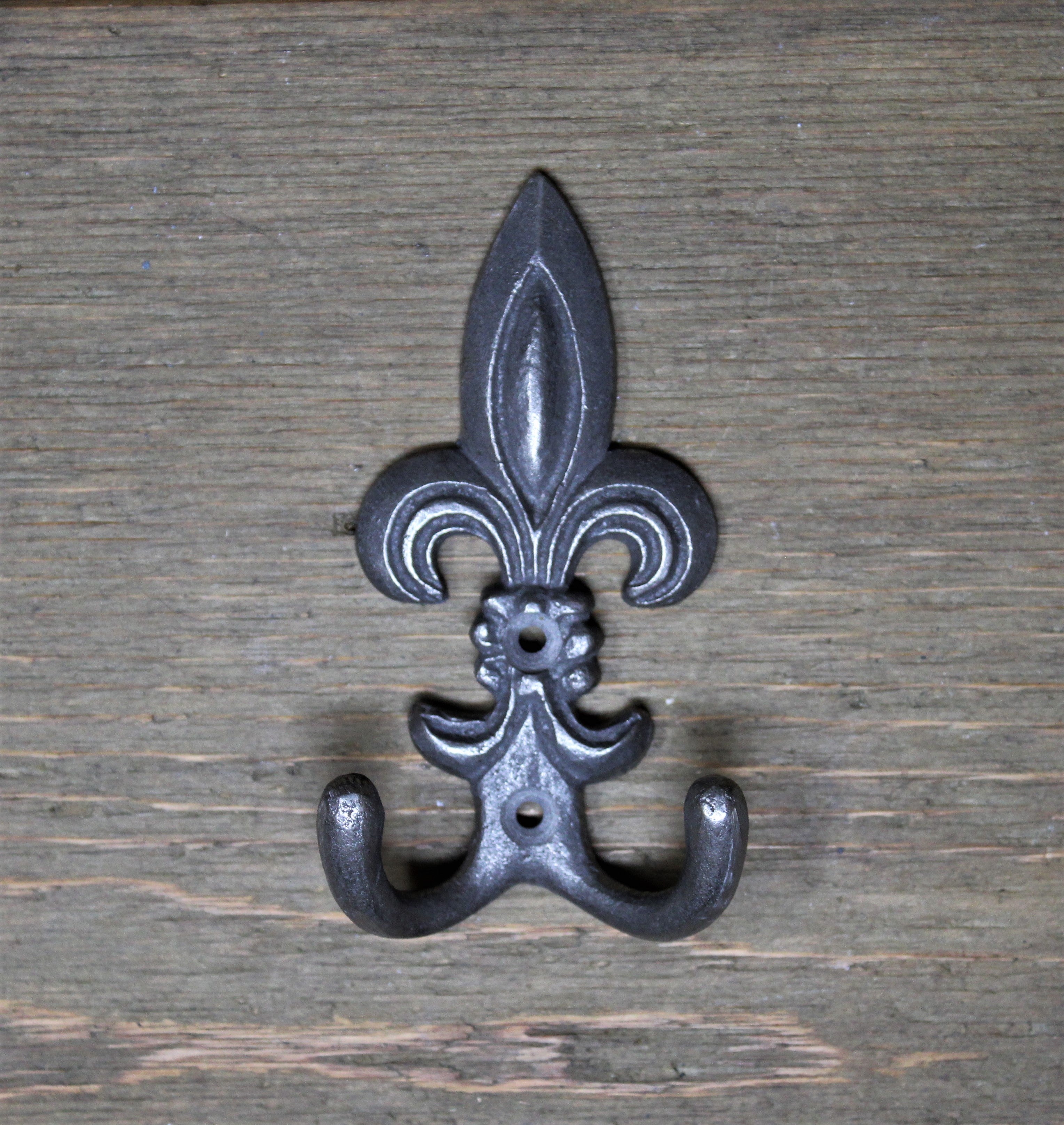Large Fluer De Lis Iron Hook