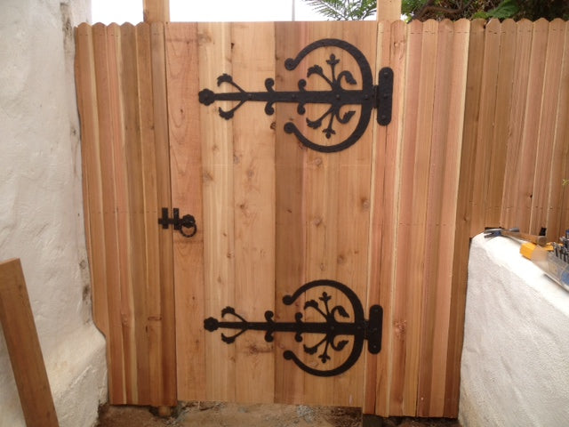 XL German Castle Iron Faux Hinge Strap