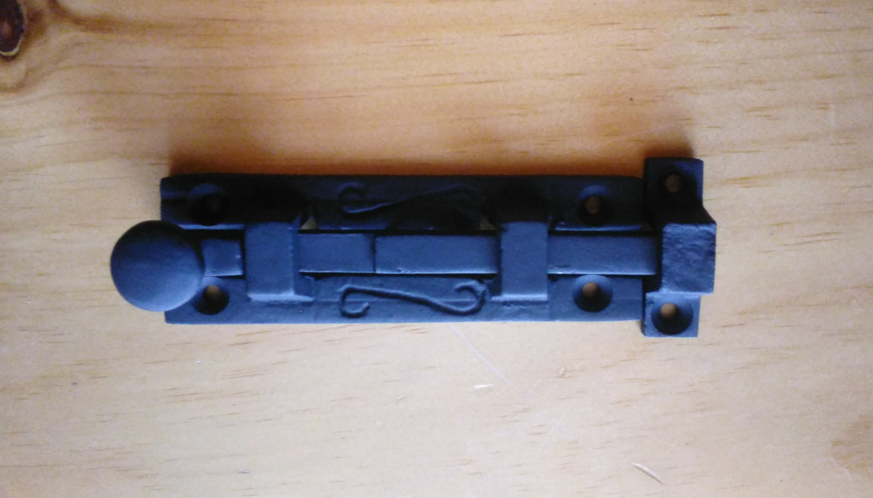 Tuscan Iron Slide Latch Cabinet Catches Latches