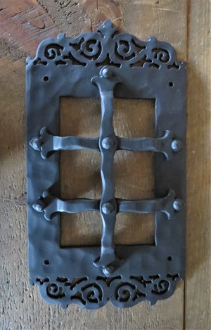 Gothic Cathedral Iron Speakeasy Grill - Old West Iron