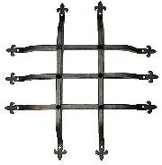 French Empire Iron Speakeasy Grill - Old West Iron