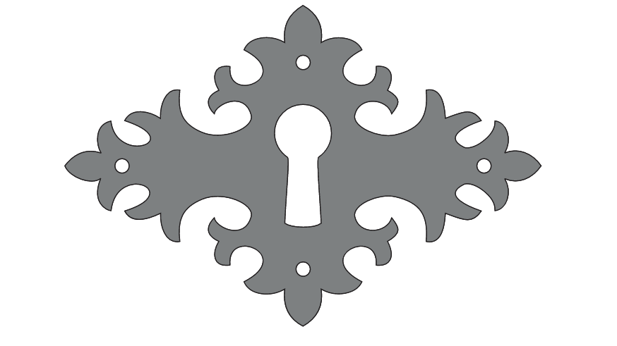 Greek Ionic Escutcheon Plate