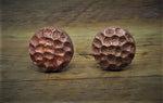 1/4" dia x 2 9/16" length x 3/4" head Hammered Round Copper Bolt