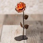 Copper Rose - 7th Anniversary Personalized Wedding Gift Decor Gift