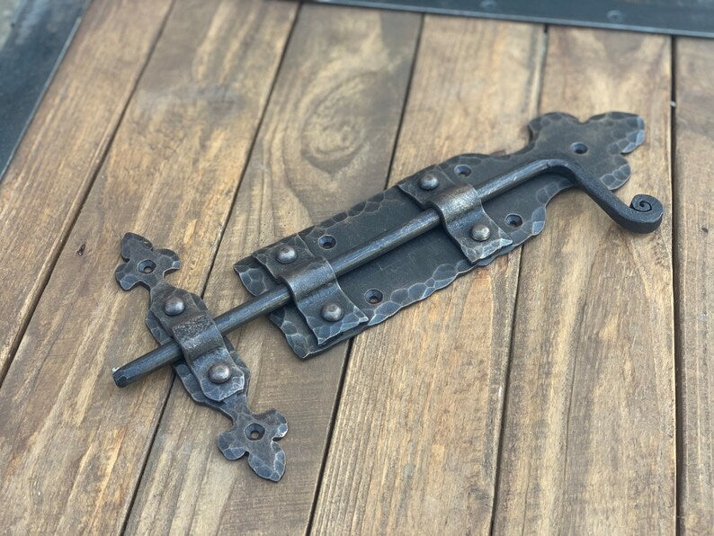 Hand Forged Wrought Iron Latch – Old West Iron