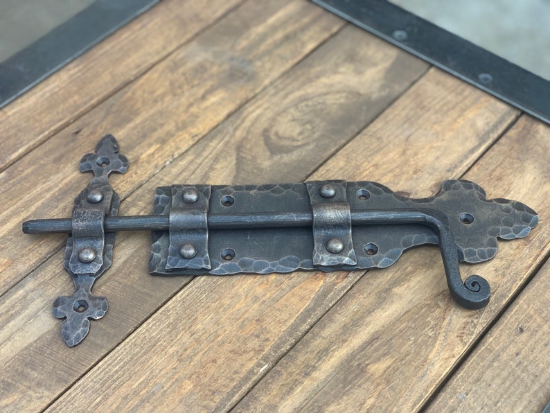 Hand Forged Wrought Iron Latch – Old West Iron