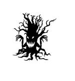 Spooky Tree Metal Cut Out Holiday Ornaments Halloween