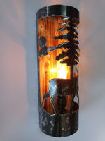 Rustic Moose wall light Wall Light Fixtures Lighting