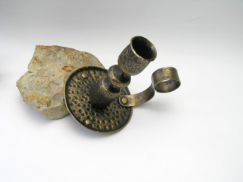Forged Bronze Taper Candle Holder Candle Holders Candles