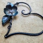 Forged Iron Heart Wall Artwork Decor Decor