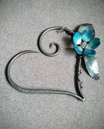 Forged Iron Heart Wall Artwork Decor Decor