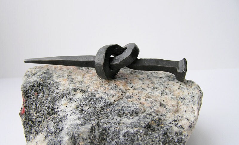 Recycled railroad Tie Wedding Knot Gift Tags & Labels Gift