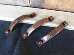 Antique Copper Hammered Metal Handle Door Hardware