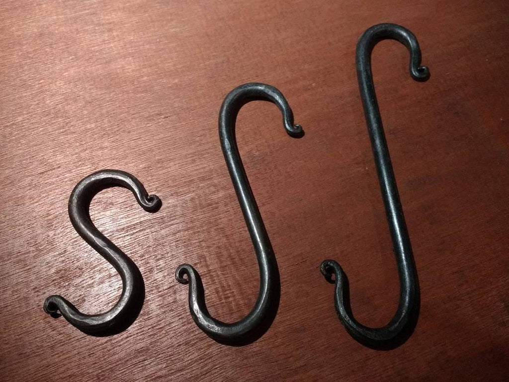 Wizard S Hook, Handforged S Hook, Iron S Hook, Blacksmith Hook, Handforged Wizard, Iron Wizard, BurntWhiskerForge Hook, deals Gandlof Hook, Iron