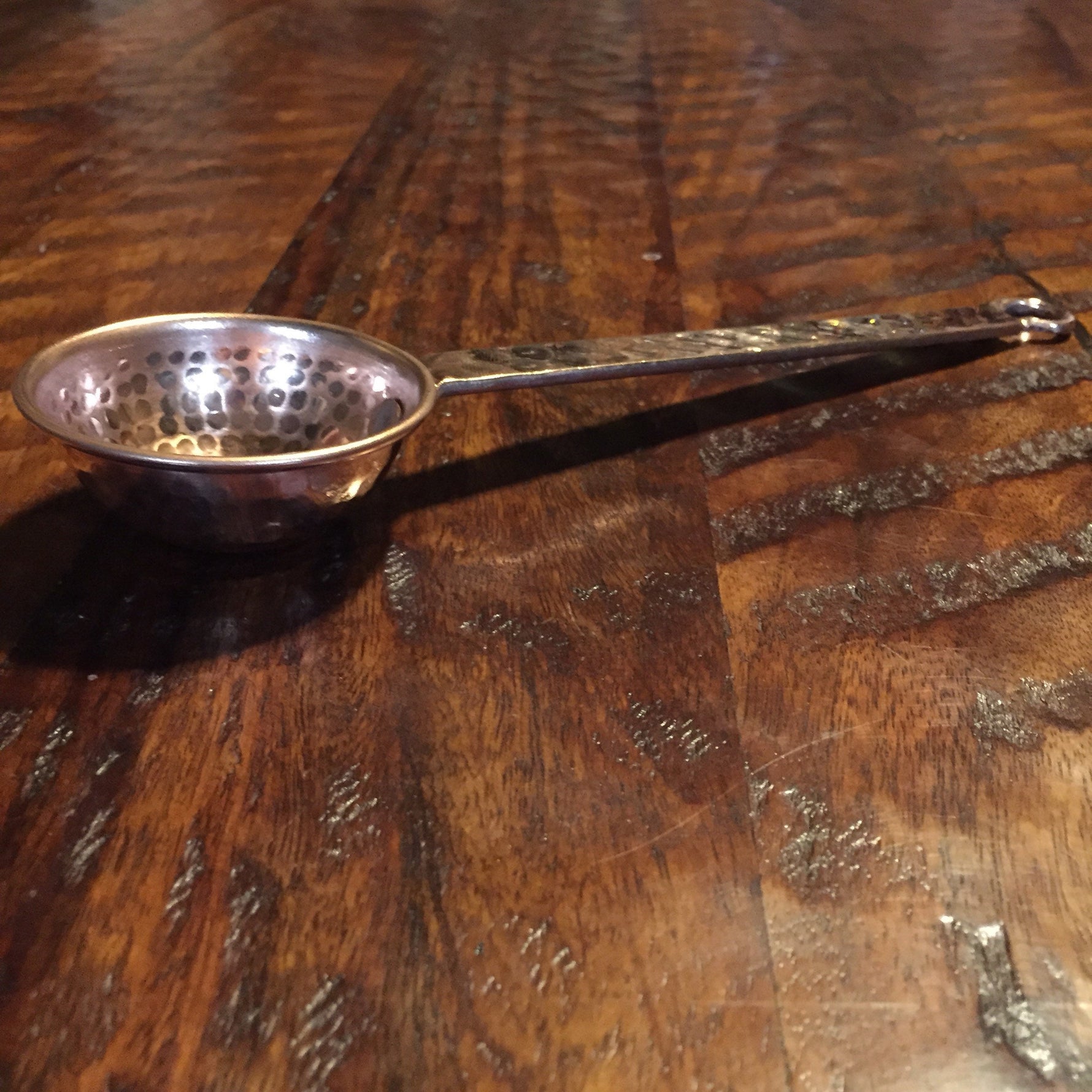 Hammered Copper 1oz Coffee Scoop Kitchen Accessories