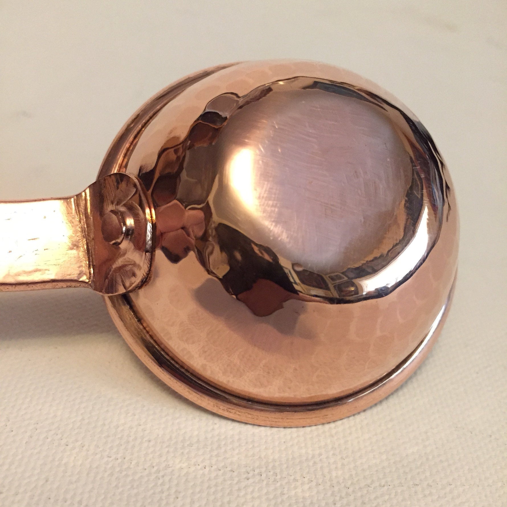 Hammered Copper 1oz Coffee Scoop Kitchen Accessories