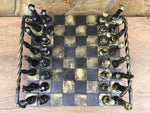 Hand Forged Chess Board Board Games Gift