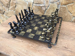 Hand Forged Chess Board Board Games Gift
