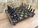 Hand Forged Chess Board Board Games Gift