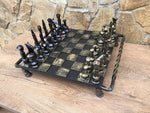 Hand Forged Chess Board Board Games Gift