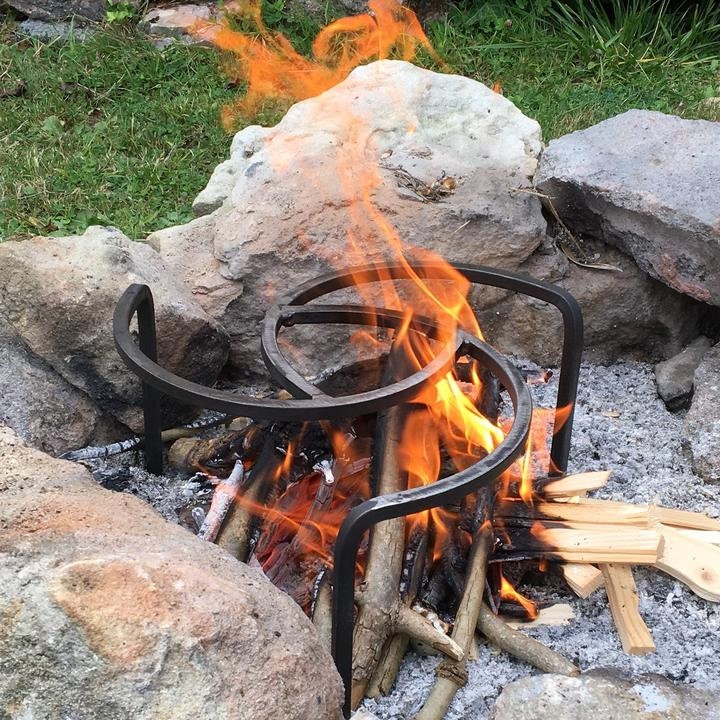Forged Campfire Cooking Trivet Trivets Trivet
