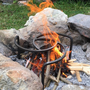 Forged Campfire Cooking Trivet - Old West Iron