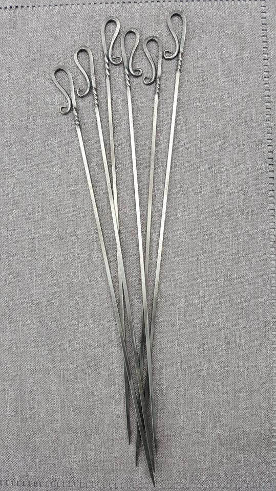 Metal Shish Kabob Skewer Set Home Accessary