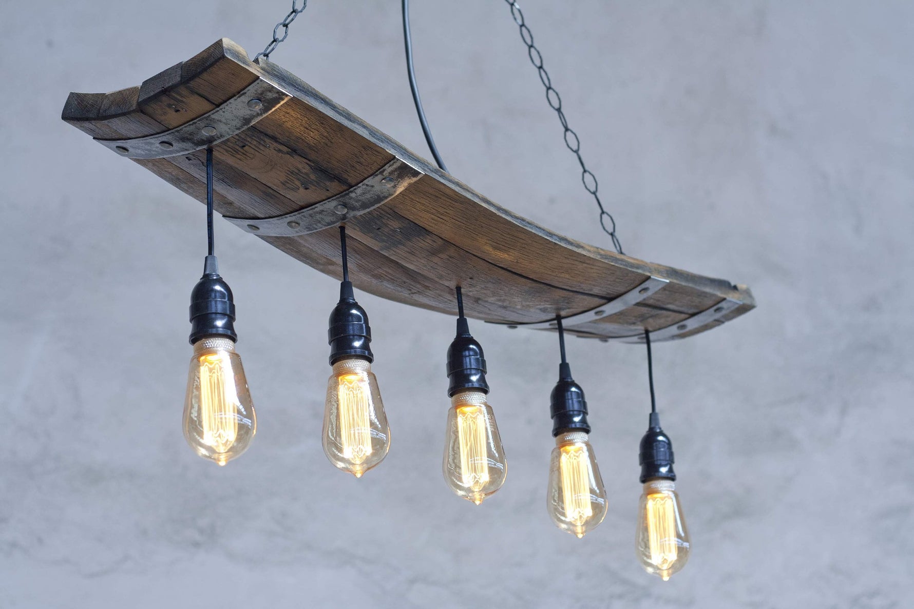 Rustic Wine barrel pendant light Ceiling Light Fixtures Lighting