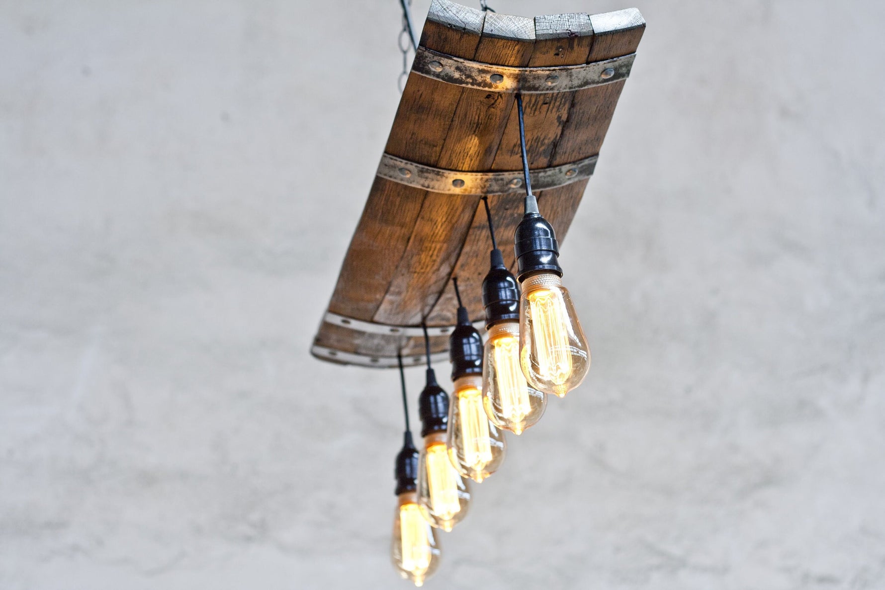Rustic Wine barrel pendant light Ceiling Light Fixtures Lighting