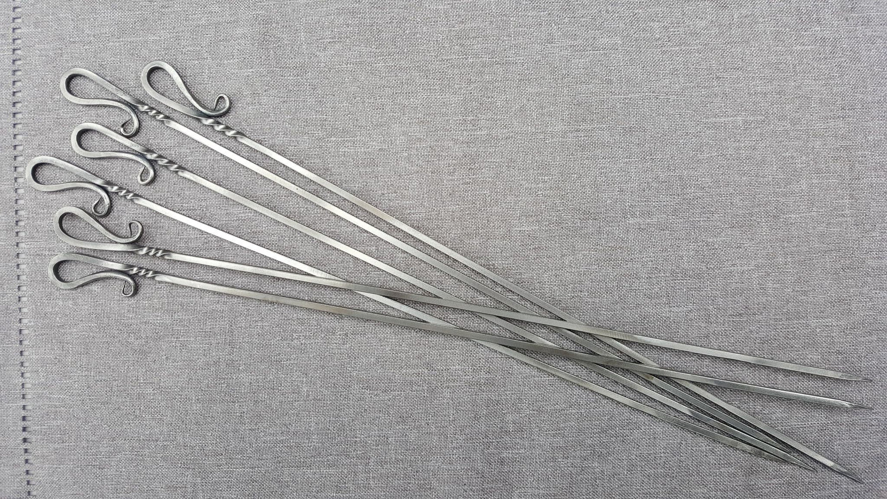 Metal Shish Kabob Skewer Set Home Accessary