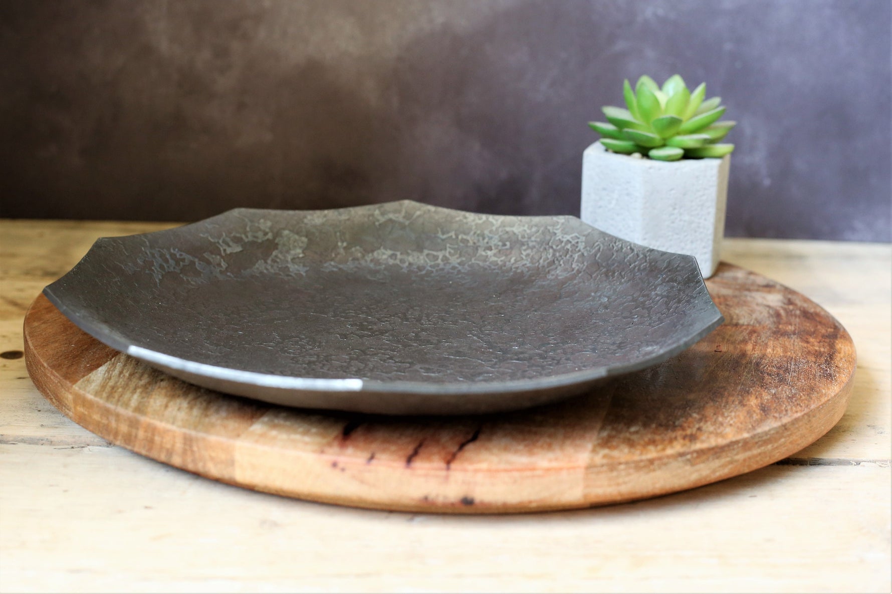 Contemporary hand forged Bowl Bowls Gift