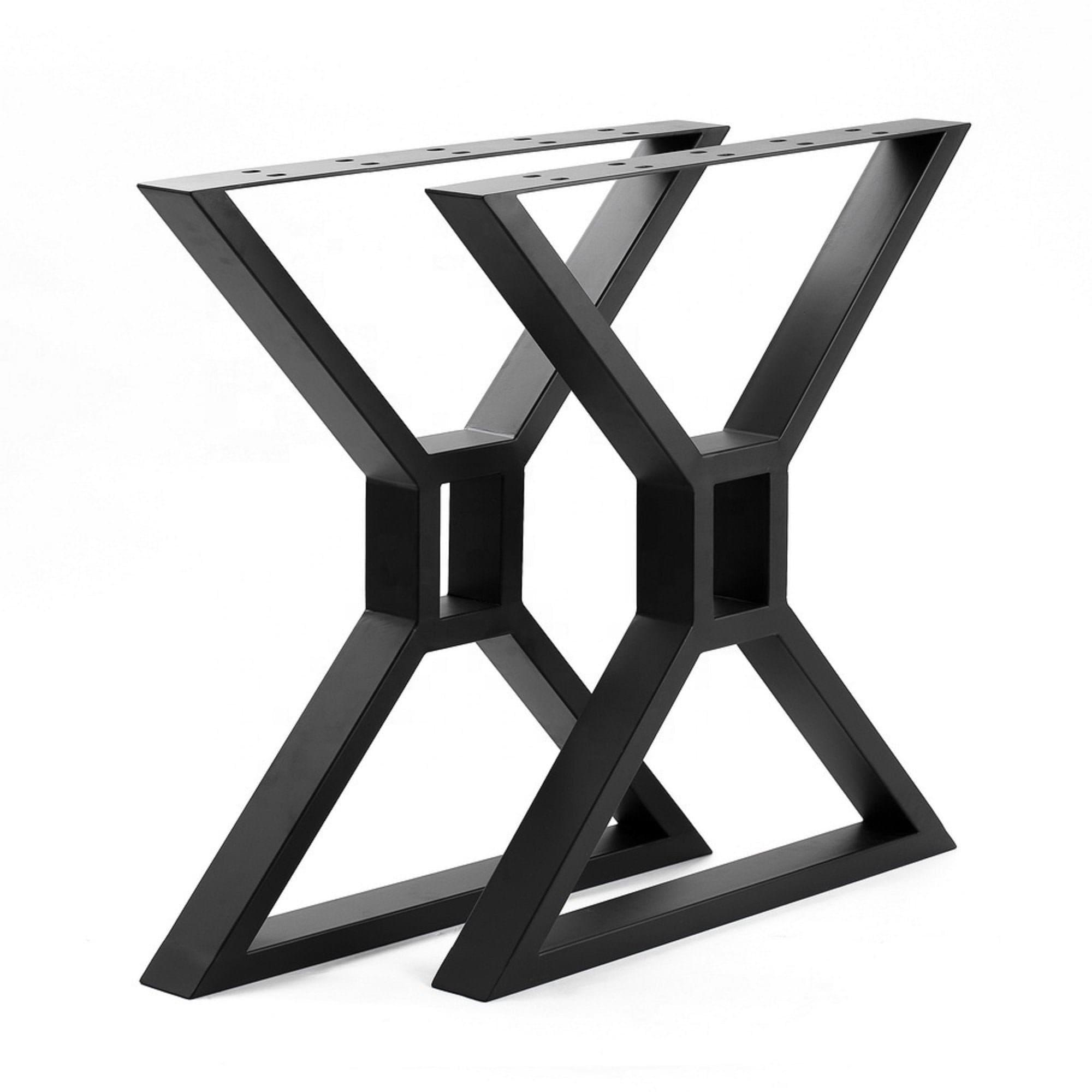 Metal X Legs DIY Steel Table Legs for Dining Table or Desk Table Legs Table Legs