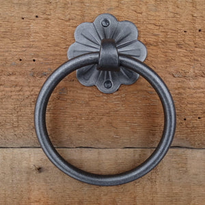 Iron Towel Ring Victorian Style - Old West Iron