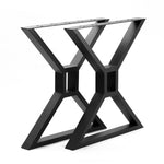 Metal X Legs DIY Steel Table Legs for Dining Table or Desk Table Legs Table Legs